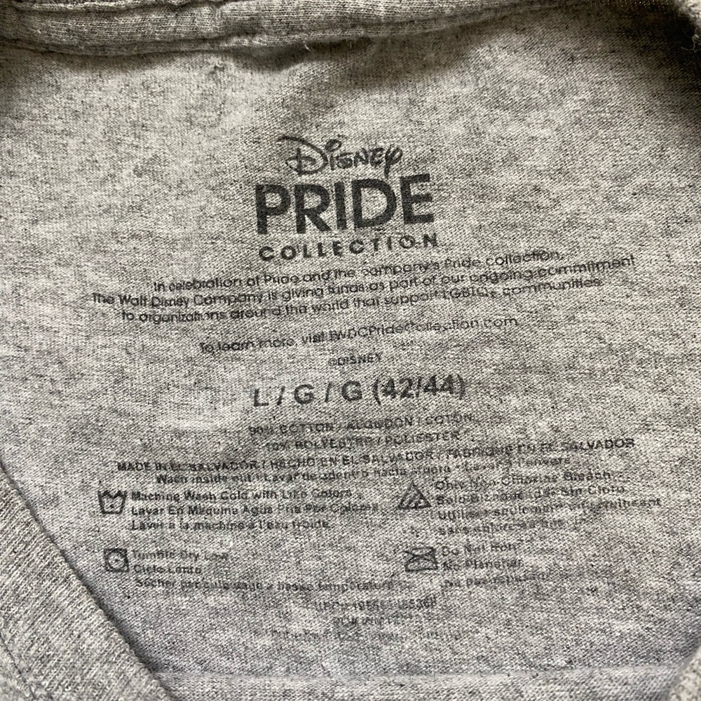 DISNEY | Unisex Mickey Mouse Rainbow T-shirt Large (42/44) - Picture 5 of 9